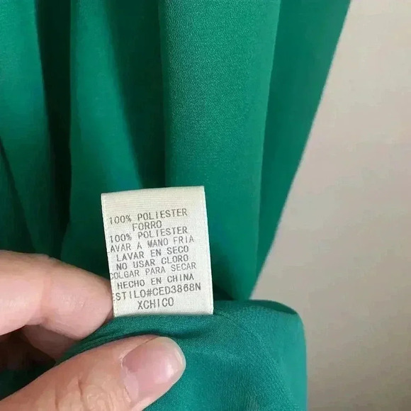 Everly High Neck Maxi Dress Green Size XS - Picture 7 of 9